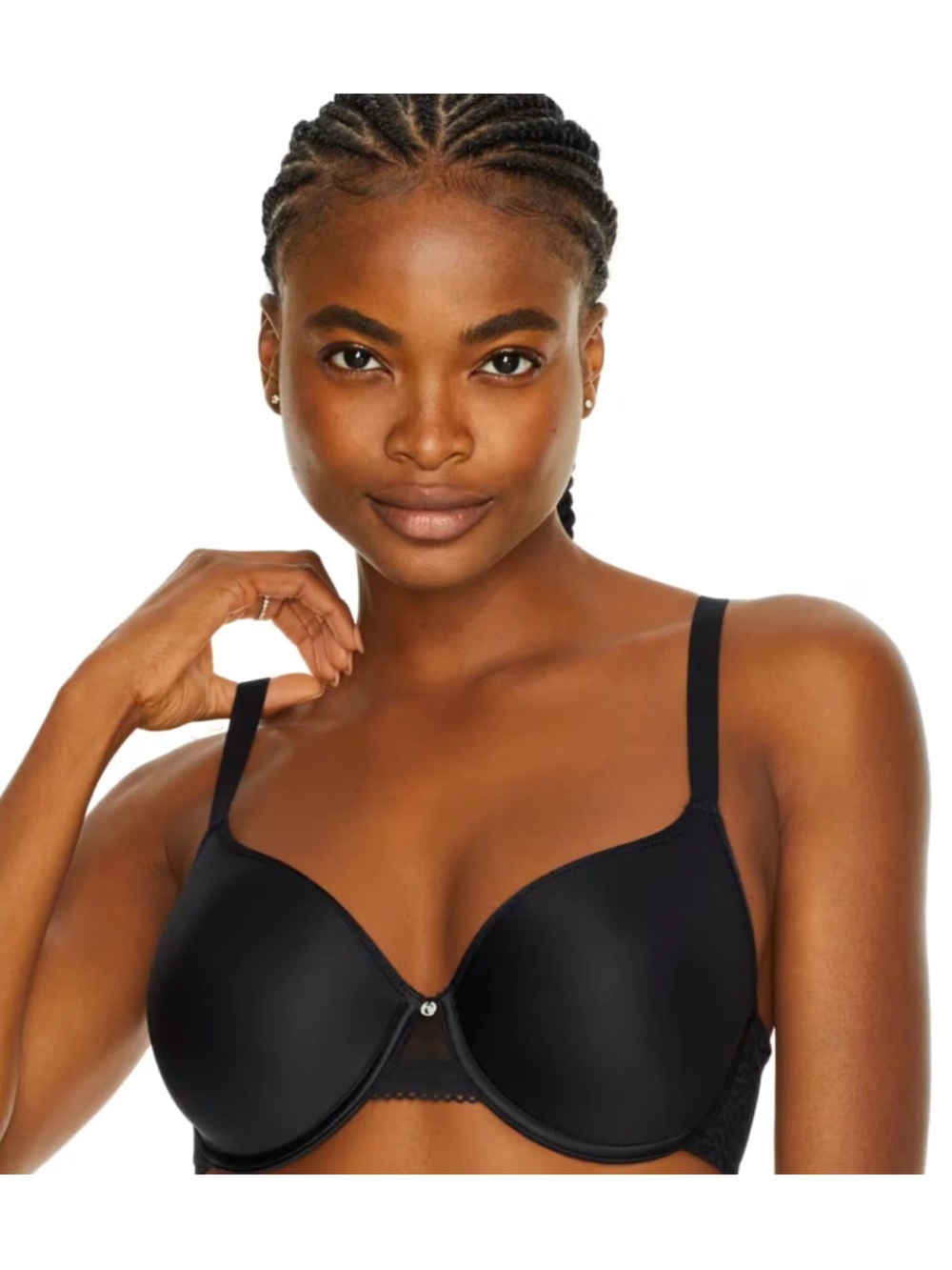 Chantelle C Jolie Custom Coverage T-Shirt Bra 36DDDD Black
